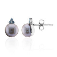 Silver Freshwater Pearl Silver Earrings (TPC)