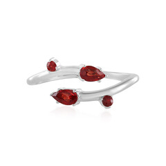 Tanzanian Ruby Silver Ring