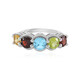 Swiss Blue Topaz Silver Ring