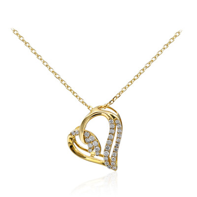 14K SI2 (H) Diamond Gold Necklace (Smithsonian)