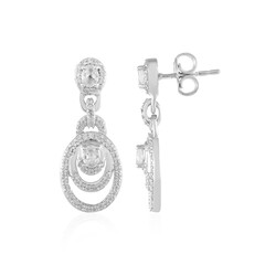 Zircon Silver Earrings