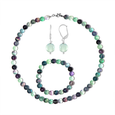 Fluorite Silver Set