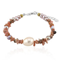 White Freshwater Pearl Silver Bracelet (TPC)