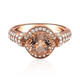 14K Morganite Gold Ring (Annette)