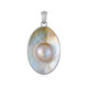 Mabe Pearl Silver Pendant (Bali Barong)