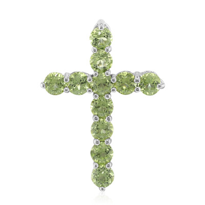 Peridot Silver Pendant