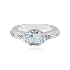 Brazilian Aquamarine Silver Ring