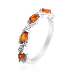 Madeira Citrine Silver Ring