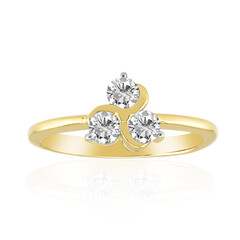 14K VVS1 (G) Diamond Gold Ring