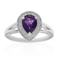 Zambian Amethyst Silver Ring