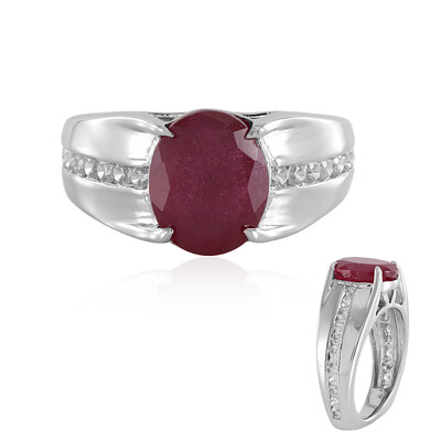 Madagascar Ruby Silver Ring (de Melo)