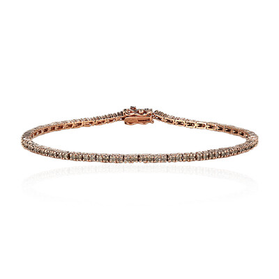 9K SI1 Argyle Rose De France Diamond Gold Bracelet (Annette)