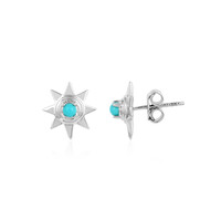 Turquoise Silver Earrings