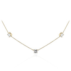 White Topaz Silver Necklace