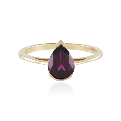 9K Magenta Garnet Gold Ring