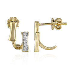 9K SI1 (G) Diamond Gold Earrings