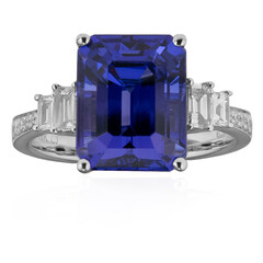 18K AAA Tanzanite Gold Ring (CIRARI)