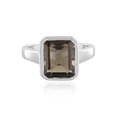 Smoky Quartz Silver Ring