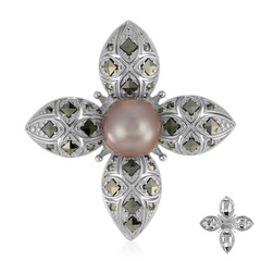 Ming Pearl Silver Brooch (Annette classic)