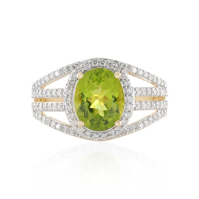 14K Peridot Gold Ring (SUHANA)