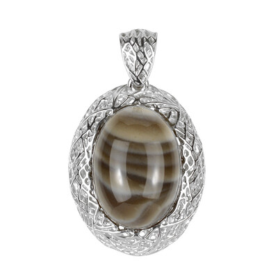 Flint stone Silver Pendant (dagen)