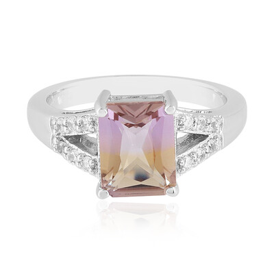 Ametrine Silver Ring