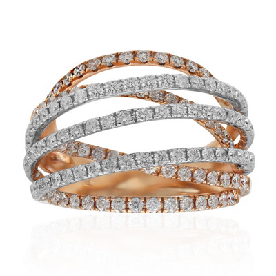 14K SI1 (H) Diamond Gold Ring (CIRARI)