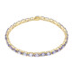 10K AAA Tanzanite Gold Bracelet