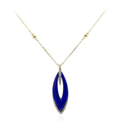 14K Lapis Lazuli Gold Necklace (CIRARI)