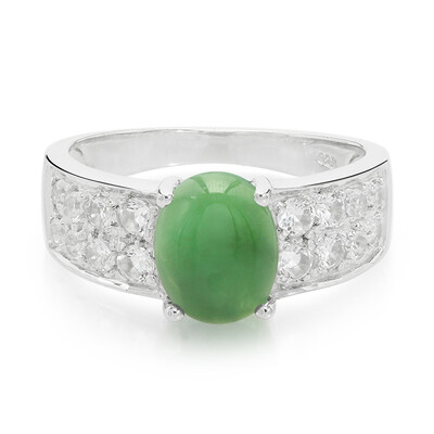 Imperial Chrysoprase Silver Ring