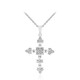 White Topaz Silver Necklace