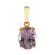 9K Lavender Spinel Gold Pendant