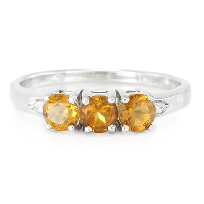 Citrine Silver Ring