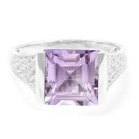 Bolivian Amethyst Silver Ring