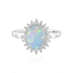 Welo Opal Silver Ring