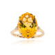 14K Citrine Gold Ring (Smithsonian)