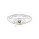 I2 Champagne Diamond Silver Ring