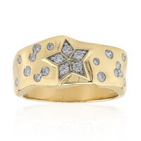 14K IF (D) Diamond Gold Ring