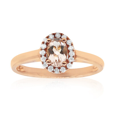 10K Morganite Gold Ring