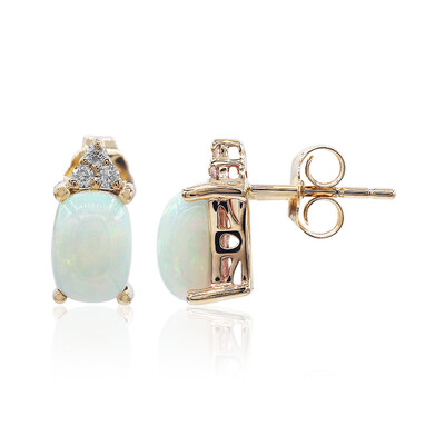 10K AAA Welo Opal Gold Earrings