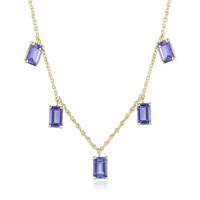 9K Tanzanite Gold Necklace (de Melo)