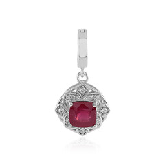 Bemainty Ruby Silver Pendant