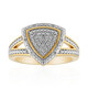 I3 (I) Diamond Silver Ring