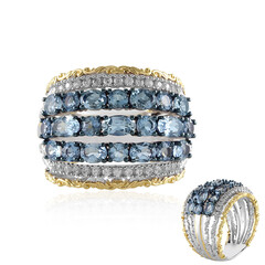 Aquamarine Silver Ring (Gems en Vogue)