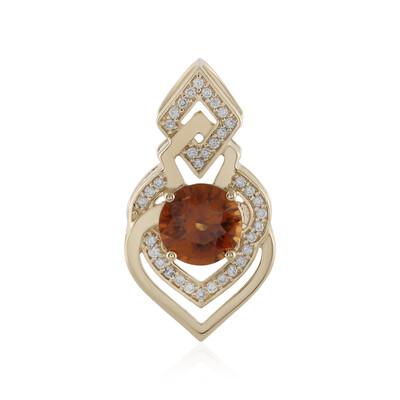 14K Sunset Zircon Gold Pendant (AMAYANI)