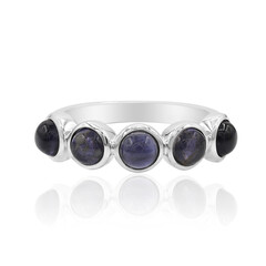 Iolite Silver Ring