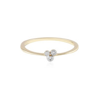 9K SI1 (H) Diamond Gold Ring