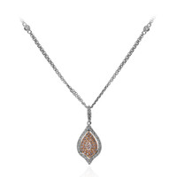 14K I1 Pink Diamond Gold Necklace (CIRARI)