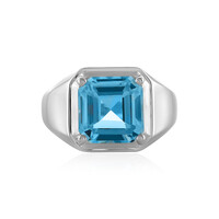 Sky Blue Topaz Silver Ring