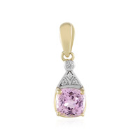 9K Kunzite Gold Pendant